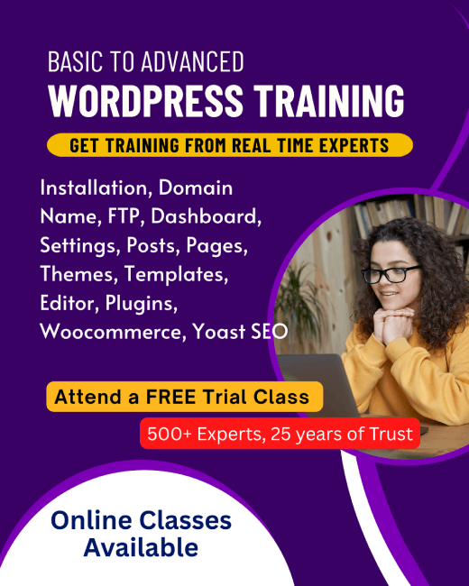 Wordpress Training in Chennai