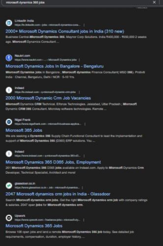 Microsoft Dynamics 365 internship jobs in Hyderabad