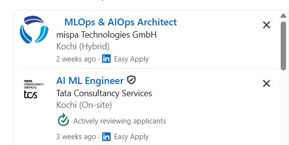 MLOps Engineering internship jobs in Kolkata